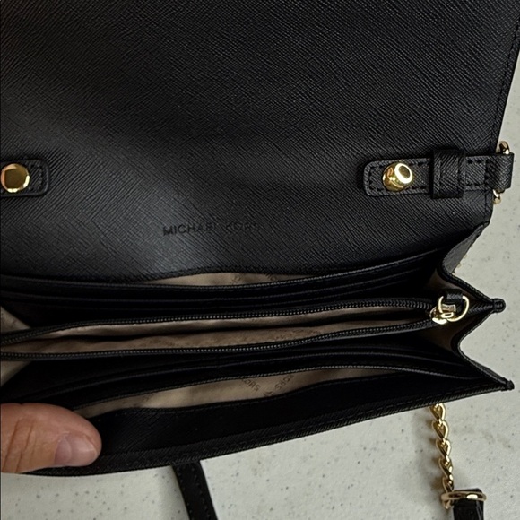 Michael Kors Jet Set Luggage Wallet on a Chain MK Signature Crossbody Bag - Picture 6 of 14